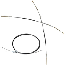 Load image into Gallery viewer, C4 Corvette Complete 3 Piece Parking Brake Stainless Steel Cable Kit Fits: 84 thru 87