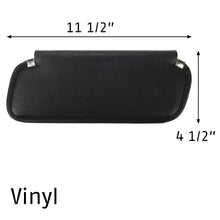 Load image into Gallery viewer, C3 Corvette Black Sun-Visor Left and Right Sides Sun visors Fits: 69 thru 76 Corvettes