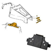 Load image into Gallery viewer, C3 Corvette Emergency Parking Brake Console for Power Windows Replacement Kit Fits: 69 thru 76 with Power Windows