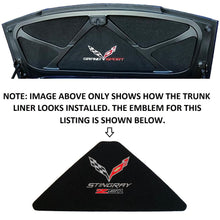 Load image into Gallery viewer, C7 Corvette Trunk Lid Liner w/ Cross Flag Emblem + Stingray Script and Z51 14 thru 19