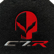 Load image into Gallery viewer, C7 Corvette Trunk Lid Liner w/ Jake Skull C7.R Red Embroidered Emblem 14-19 C7-R