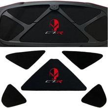Load image into Gallery viewer, C7 Corvette Trunk Lid Liner w/ Jake Skull C7.R Red Embroidered Emblem 14-19 C7-R