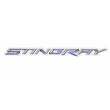 Load image into Gallery viewer, C7 Corvette Stingray Wall Emblem Script Large Metal Art 32" by 2.8" 14 thru 19