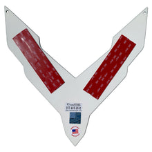 Load image into Gallery viewer, C8 Corvette Trunk BLACK Crossed flag Metal Under Lid Frunk Emblem Fits: 2020 + Later