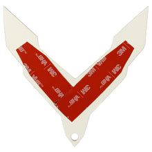 Load image into Gallery viewer, C8 Corvette Waterfall Wireless Phone Charging Bay Crossed Flag Emblem Size: 4.5" x 4.5"