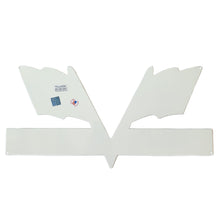 Load image into Gallery viewer, Chevrolet GM 396 V-Flag Large Wall Emblem Full 24" x 12" Cross Flag Steel Emblem