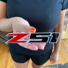 Load image into Gallery viewer, Corvette Z-51 Mini Magnet Emblem 7" by 1.5" Z51 1984 and Later C4 C5 C6 C7 C8 Corvettes
