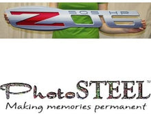 Load image into Gallery viewer, C6 Corvette ZO6 505HP Wall Emblem Large Metal Art 06-13 Full 36" by 6.75"