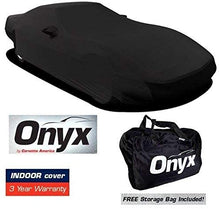 Load image into Gallery viewer, C4 Corvette HIGH END Onyx Black Satin Custom Stretch Indoor Car Cover 84 thru 96