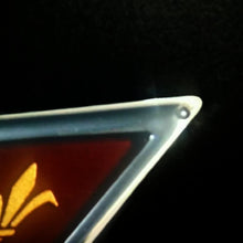 Load image into Gallery viewer, C6 Corvette Crossed flag Metal Under hood Emblem 05-13