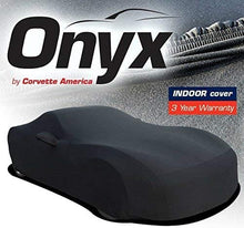 Load image into Gallery viewer, C2 Corvette HIGH END Onyx Black Satin Custom Stretch Indoor Car Cover 63-67