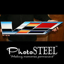 Load image into Gallery viewer, Supercharged Cadillac STS-V Full Size Wall Emblem Art 30" by 7" 2006 thru 2009