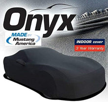 Load image into Gallery viewer, Mustang HIGH END Onyx Black Satin Custom Fit Stretch Indoor Car Cover 05 + Later