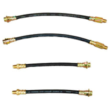 Load image into Gallery viewer, C2 C3 Corvette Rubber Brake Hose 4 Piece Kit Fits: 63 thru 82 Corvettes