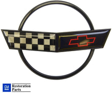 Load image into Gallery viewer, C4 Corvette Nose + Gas Fuel Lid Emblem Cross Flag GM Restoration Parts 91-96