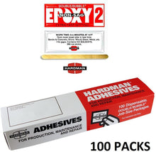 Load image into Gallery viewer, Red 2 Fast Set Non Sag 3.5g Double Bubble Epoxy Packet 100 Packs Hardman 04008