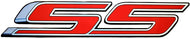 Chevy SS Super Sport in Red Full Size Wall Emblem Art 34