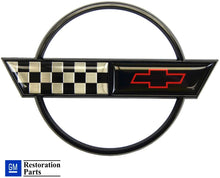 Load image into Gallery viewer, C4 Corvette Nose + Gas Fuel Lid Emblem Cross Flag GM Restoration Parts 91-96