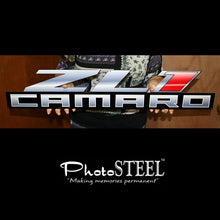 Load image into Gallery viewer, Camaro ZL1 Full Size Wall Emblem Art 34" by 6.5" 2012 and Later