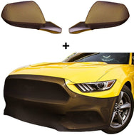 Mustang NoviStretch Front + Mirror Bra High Tech Stretch Mask Kit 6th Gen 2015+
