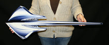 Load image into Gallery viewer, C7 Corvette Stingray Wall Emblem Large Metal Art 35" by 12.8" 2014 thru 2019