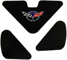Load image into Gallery viewer, C5 Corvette Trunk Lid Liner w/ Commemorative Cross Flag Embroidered Emblem