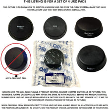 Load image into Gallery viewer, Corvette Jack Puck Pads SNAP in Support Lift Set of 4 Pads C5 C6 C7 97 thru 19