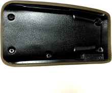 Load image into Gallery viewer, C5 Corvette Center Console Pad Lid Dark Parchment Leather w/ 50th Cross Flag