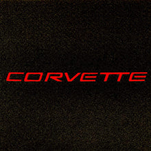 Load image into Gallery viewer, C5 Corvette Trunk Compartment Divider Partition w/ Red Corvette Script Emblem