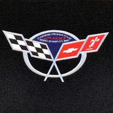 Load image into Gallery viewer, C5 Corvette Trunk Compartment Divider Partition w/ Large C5 Commemorative Emblem