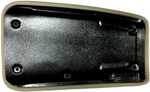 Load image into Gallery viewer, C5 Corvette Center Console Pad Lid Gray Leather w/ Black Cross Flag Emblem 97-04