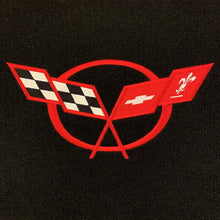Load image into Gallery viewer, C5 Corvette Trunk Compartment Divider Partition w/ Red Cross Flag Emblem