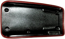 Load image into Gallery viewer, C5 Corvette Center Console Pad Lid Red Leather with Silver Cross Flag 97-04