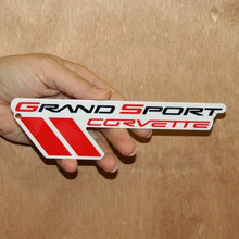 Load image into Gallery viewer, C6 Corvette Grand Sport Metal Magnet Emblem Art Size: 7" x 2" 10 thru 13 GS