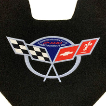 Load image into Gallery viewer, C5 Corvette Trunk Lid Liner w/ Commemorative Cross Flag Embroidered Emblem
