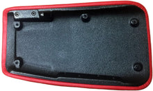 Load image into Gallery viewer, C5 Corvette Center Console Pad Lid Torch Red Leather w/ ZO6 Embroidered Emblem