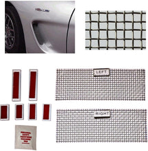 Load image into Gallery viewer, C5 Corvette Cove Side Screen Insert Kit Stainless Steel Woven Mesh 97 thru 04