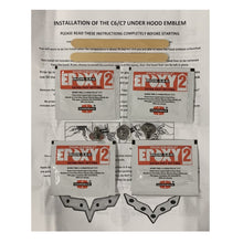 Load image into Gallery viewer, C6 and C7 Under Hood Emblem Mounting Kit Only (NO EMBLEM IS INCLUDED)