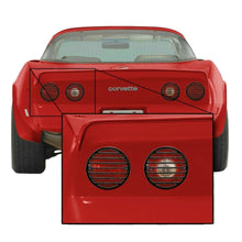 Load image into Gallery viewer, C3 Corvette Black Tail Light Louver Grilles Cover Kit Fits: 80 thru 82