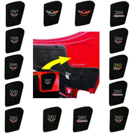 C5 Corvette Under Hood Insert Embroidered Emblem 97 thru 04