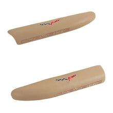 Load image into Gallery viewer, C6 Corvette Cashmere Door Armrest Pad w/ Embroidered Cross Flag and Script 05 - 13