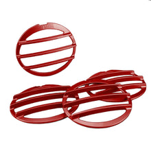 Load image into Gallery viewer, C6 Corvette Tail Light Louver Kit Phantom Euro GM Correct Crystal Red 05 thru 13