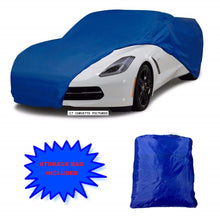 Load image into Gallery viewer, C8 Corvette Stingray Semi Custom Car Cover Blue 2020 and Later