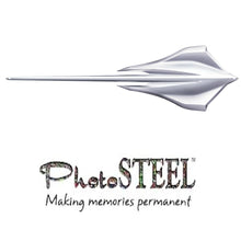 Load image into Gallery viewer, C8 Corvette Stingray Silver Fish Wall Emblem Large 35"x10" Metal Art 2020 +Later