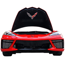 Load image into Gallery viewer, C8 Corvette Trunk Crossed flag Metal Under Lid Frunk Emblem Fits: 2020 + Later