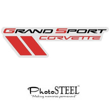 Load image into Gallery viewer, C6 Corvette Grand Sport Wall Emblem Large Metal Art 06-13 Full 35" by 10" GS