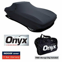 Load image into Gallery viewer, C2 Corvette HIGH END Onyx Black Satin Custom Stretch Indoor Car Cover 63-67