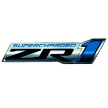 Load image into Gallery viewer, C6 Corvette ZR1 Metal Magnet Emblem Art Size: 6" x 2" Tool Box 09 through 13 ZR1 638HP LS9