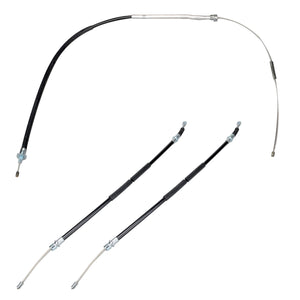 C4 Corvette Complete 3 Piece Parking Brake Stainless Steel Cable Kit Fits: 88 thru 96