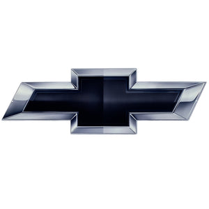 Chevy Bow Tie Full Size Wall Emblem Art 34" by 11" GM Black Bowtie
